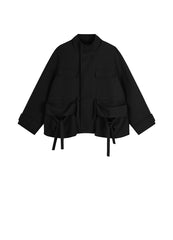 Coat / JNBY Loose-fit Big-pocket Design Wool Jacket