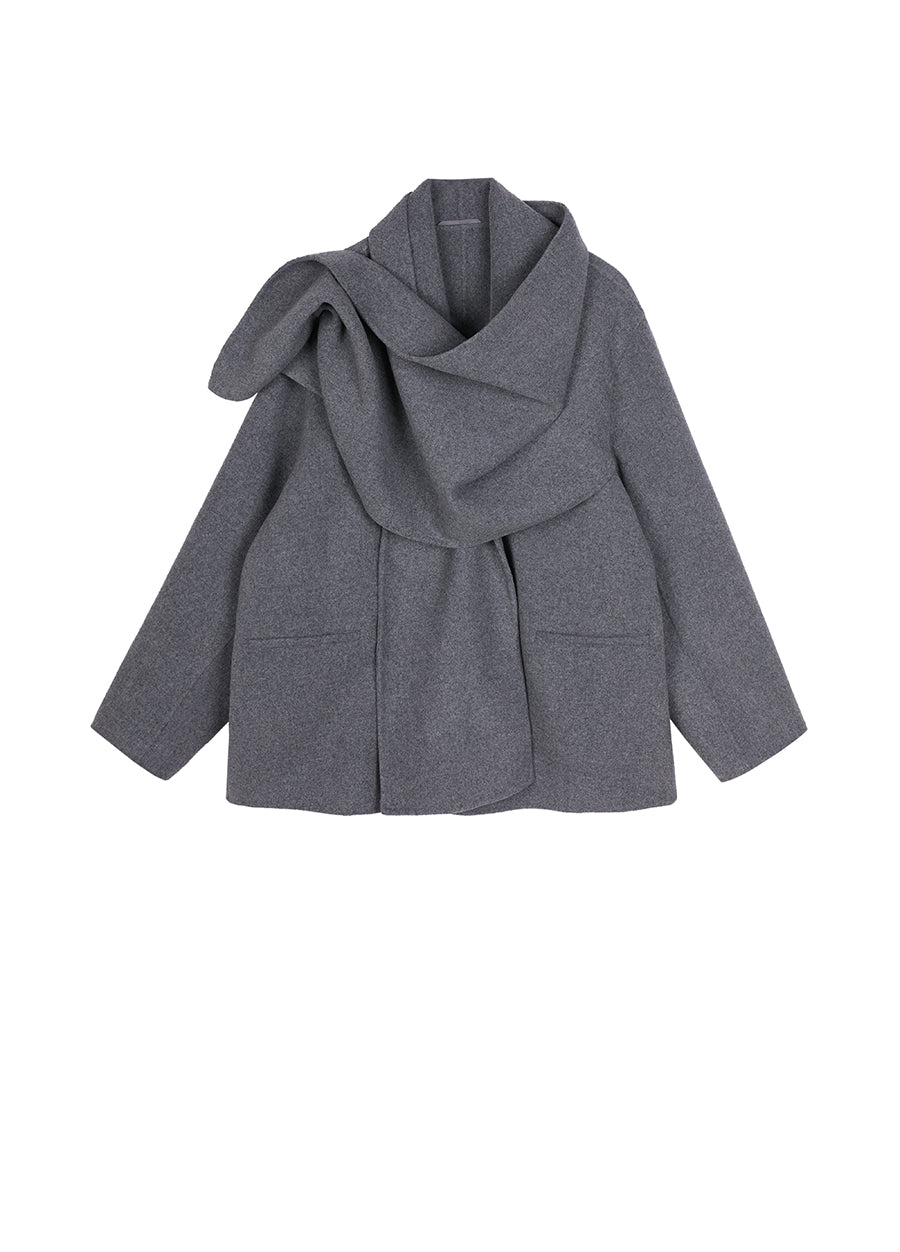 Coat / JNBY Wool Cape Coat