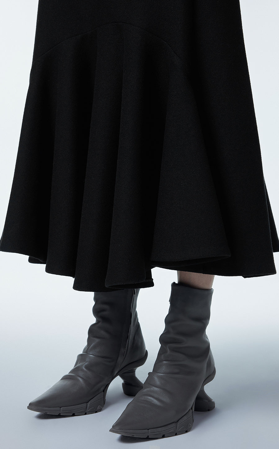 Skirt / JNBY Calf-length Wool Skirt