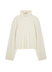 Sweater / JNBY Turtleneck Loose-fit Cropped Sweater