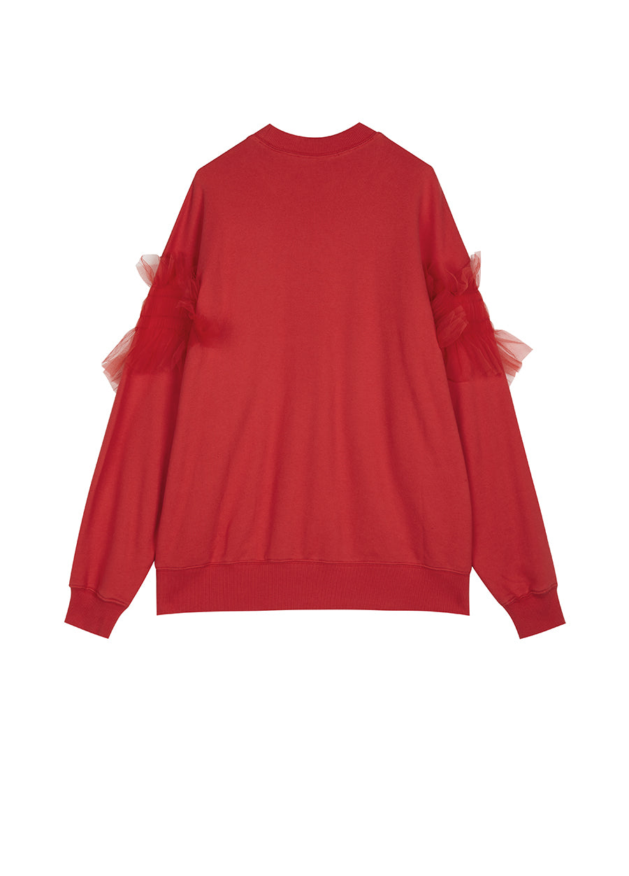 Sweatershirt / JNBY Yarn-embellished Sweatershirt
