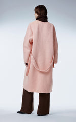 Coat / JNBY Wool-blend V-neck Coat