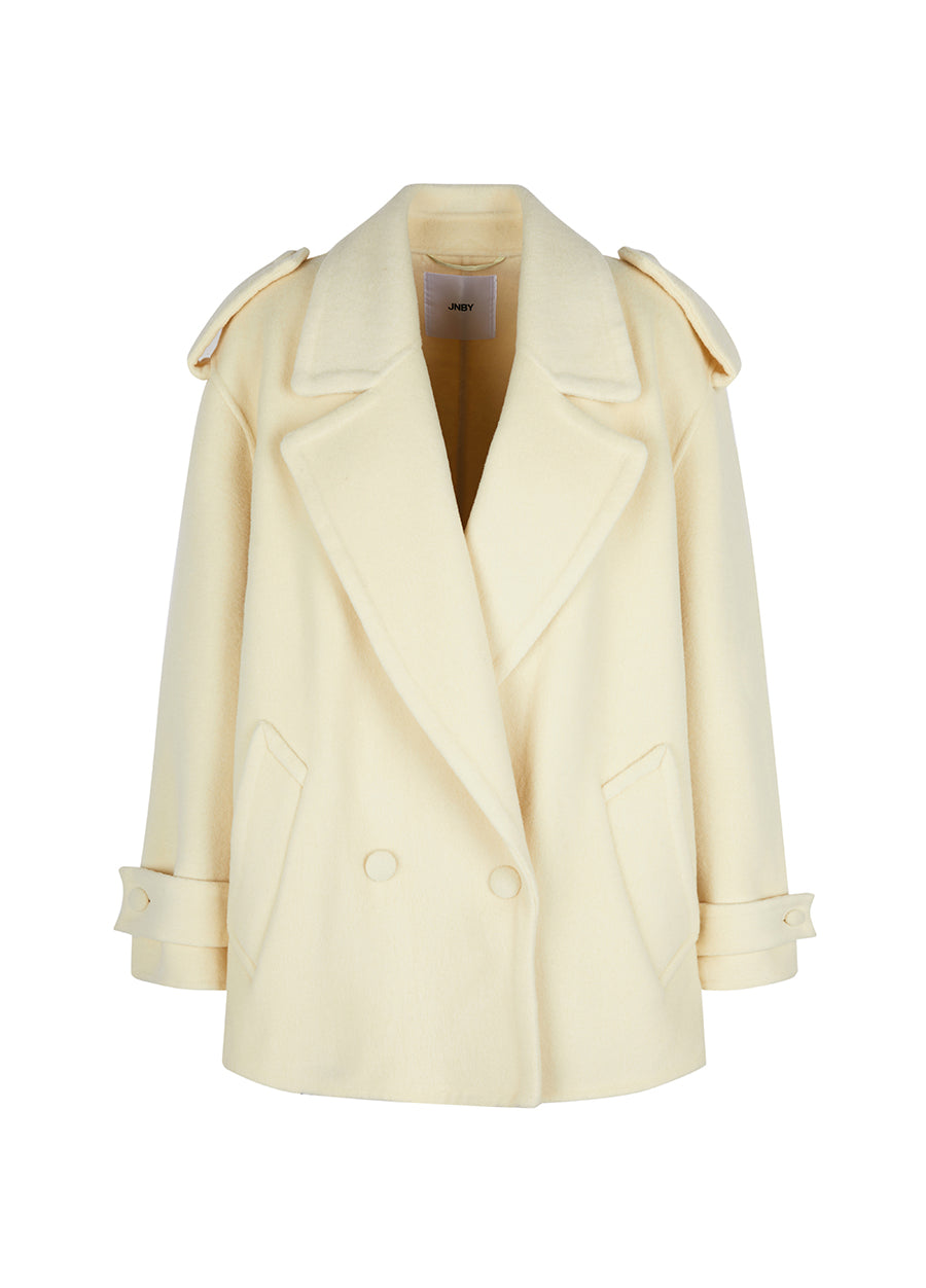 Coat / JNBY Wool-blend H-line Coat