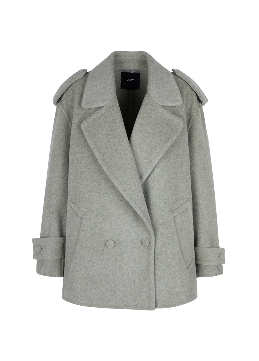 Coat / JNBY Wool-blend H-line Coat