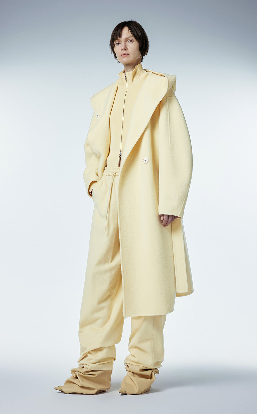 Coat / JNBY Knee-length Hooded Coat