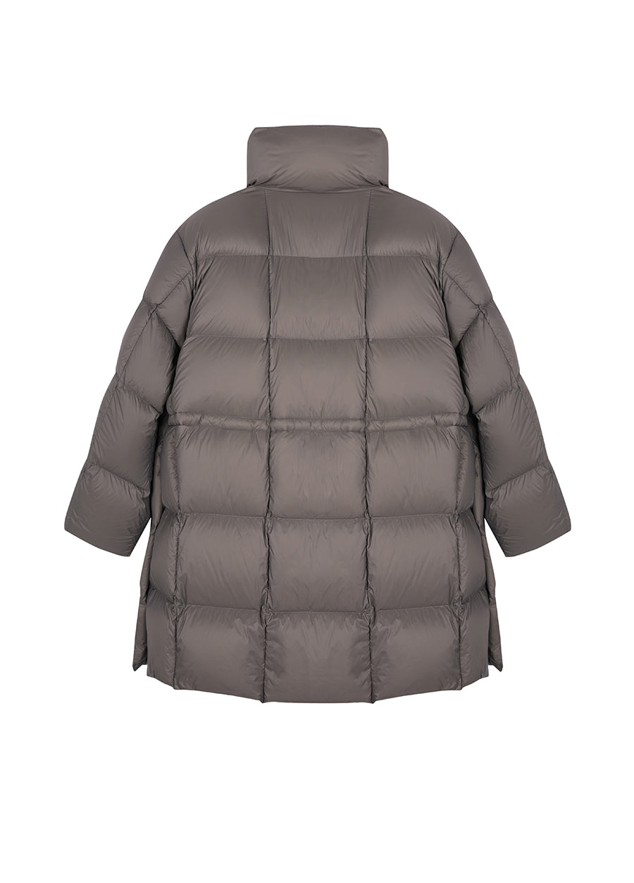 Coat / JNBY Mandarin-collar Oversized Down Coat