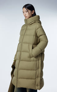 Coat / JNBY Mandarin-collar Full-length Goose Down Coat