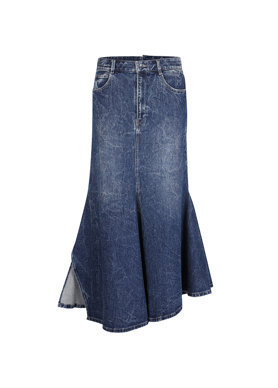 Skirt / JNBY Flared Denim Skirt