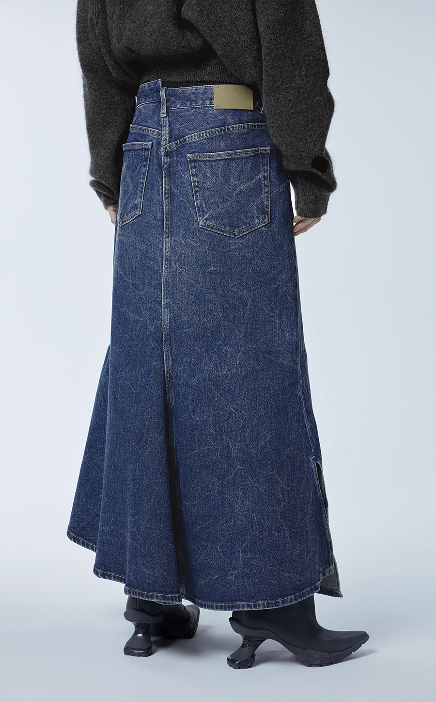 Skirt / JNBY Flared Denim Skirt