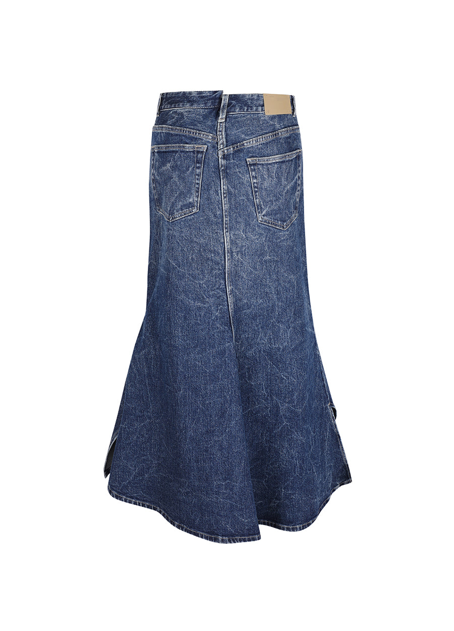 Skirt / JNBY Flared Denim Skirt