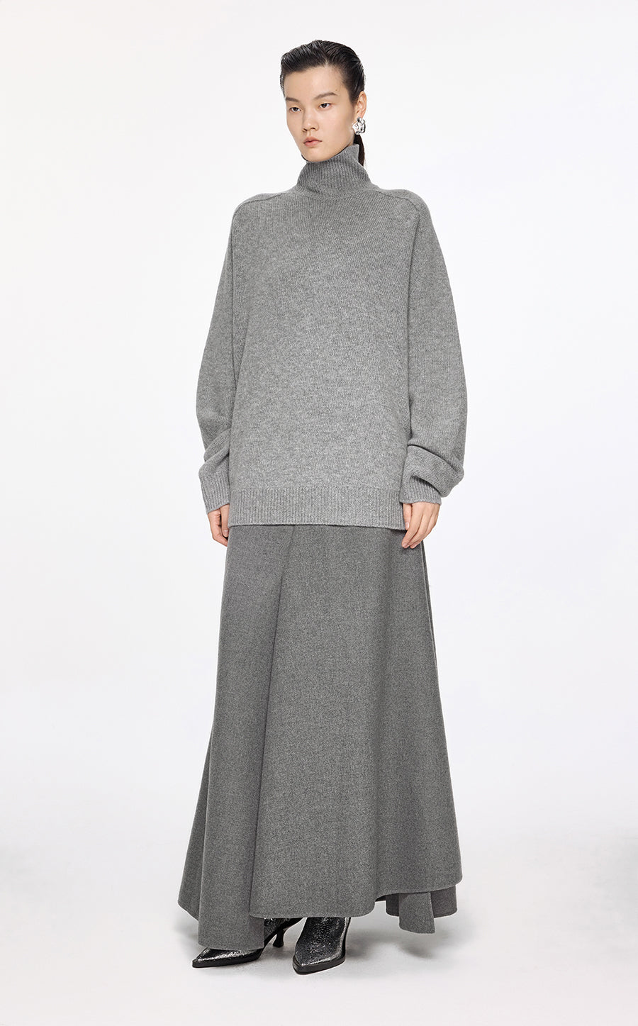 Sweater / JNBY Raglan-Sleeve Wool Sweater