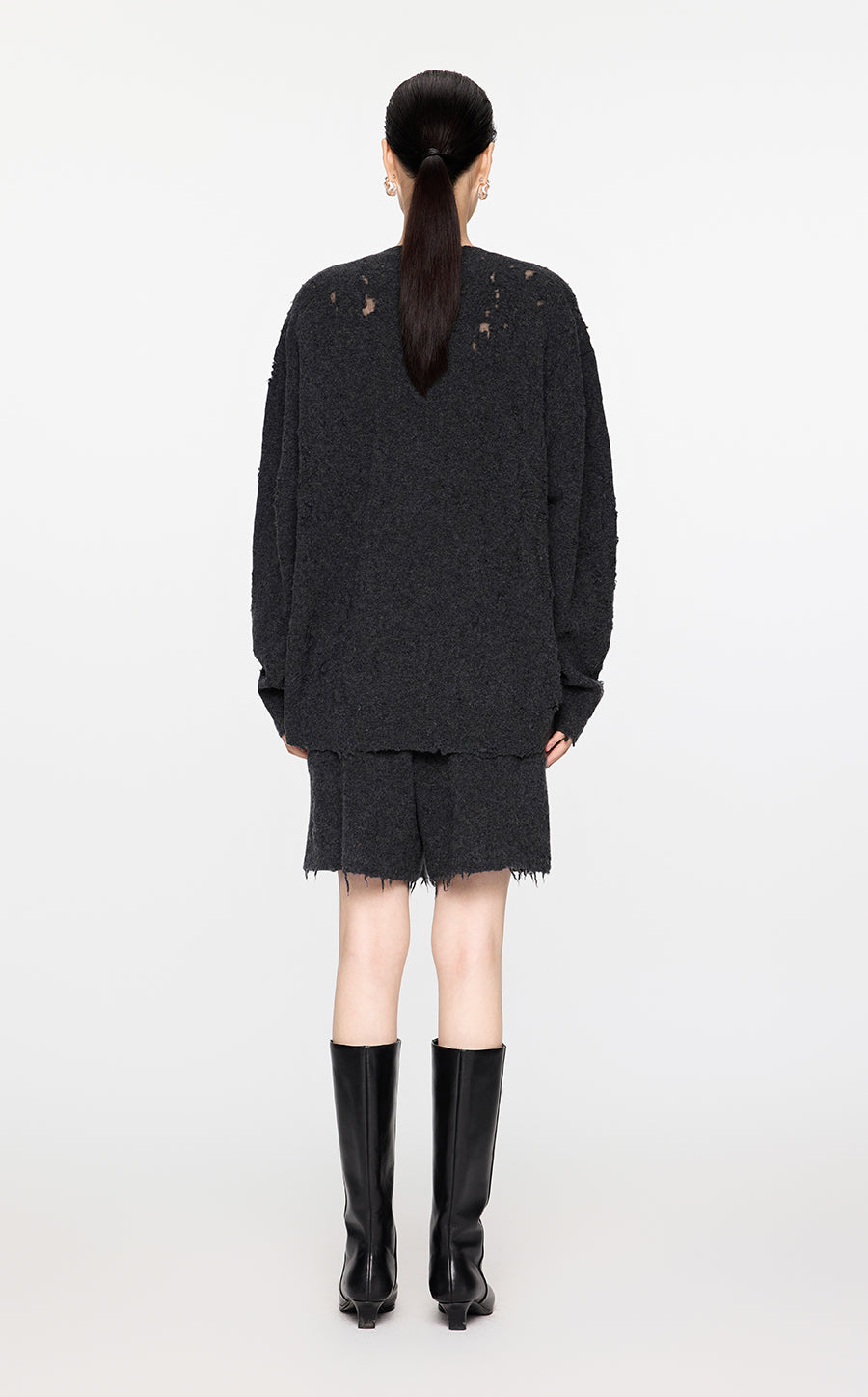 Sweater / JNBY Oversized Wool-Blend Sweater