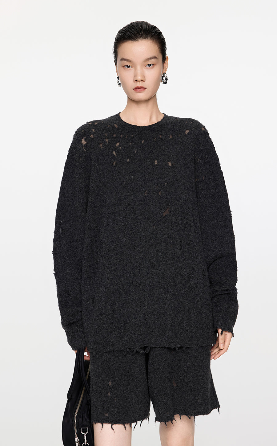 Sweater / JNBY Oversized Wool-Blend Sweater