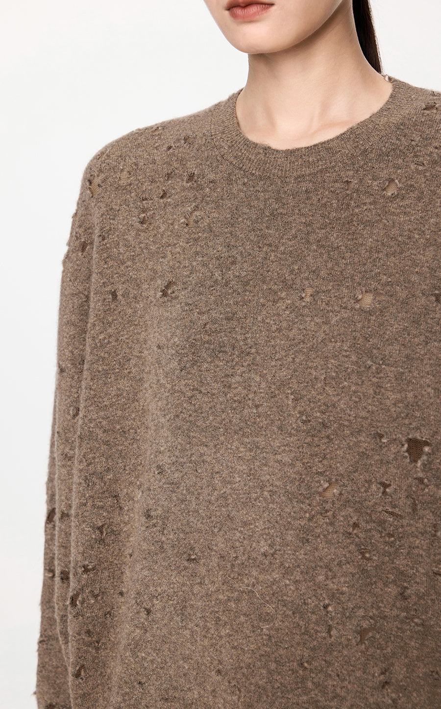 Sweater / JNBY Oversized Wool-Blend Sweater