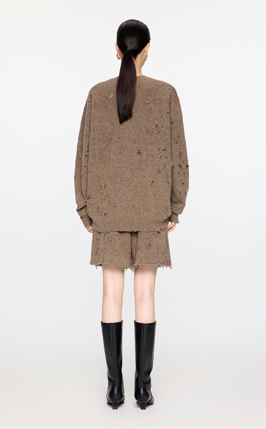 Sweater / JNBY Oversized Wool-Blend Sweater