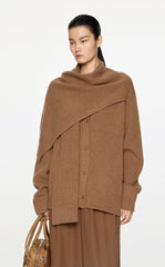 Sweater / JNBY Relaxed Wool Cape Cardigan