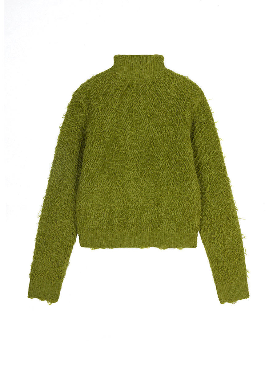 Sweater / JNBY Zip-Up Wool Knitted Cardigan