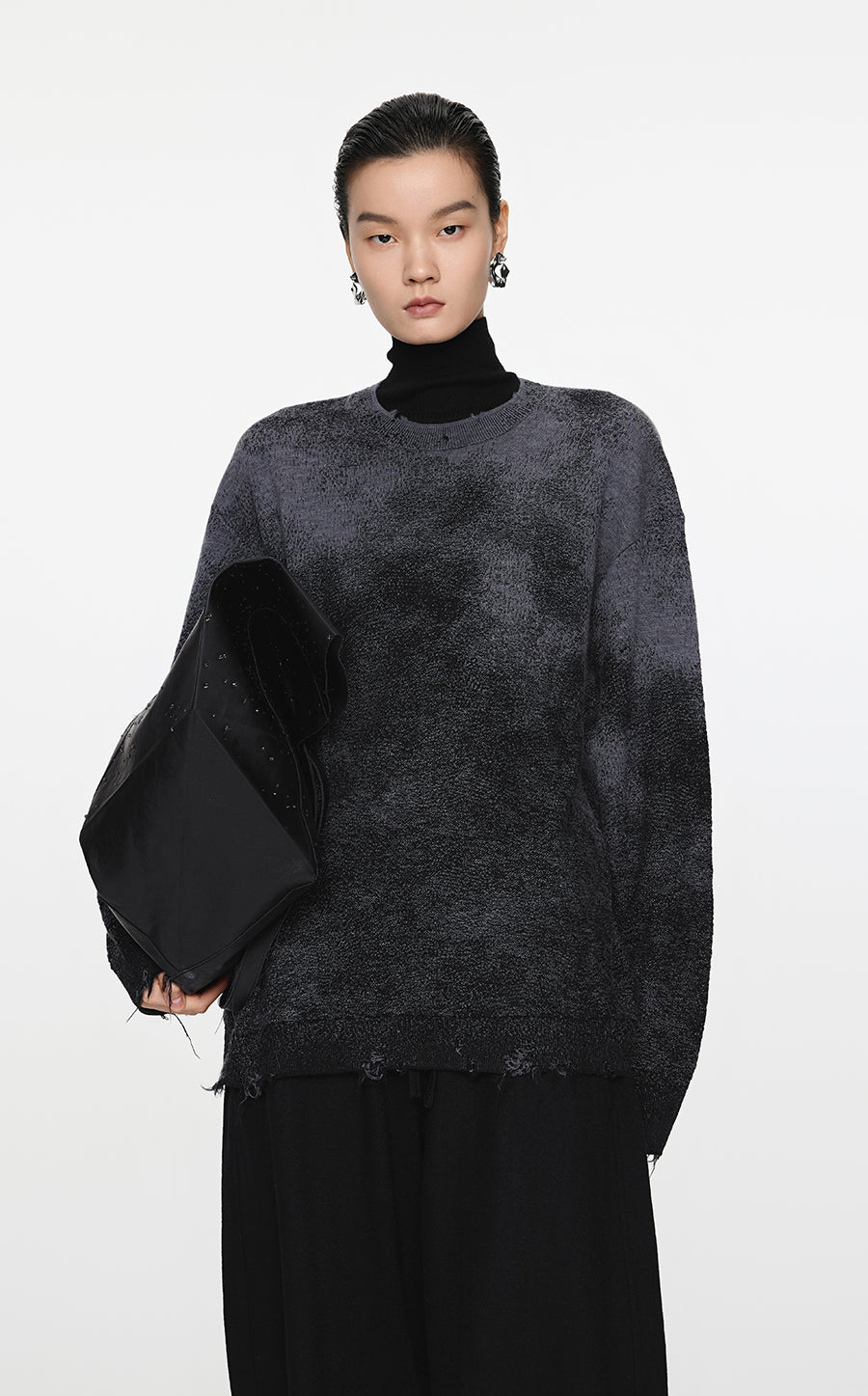 Sweater / JNBY Oversize Brushed-Effect Jumper