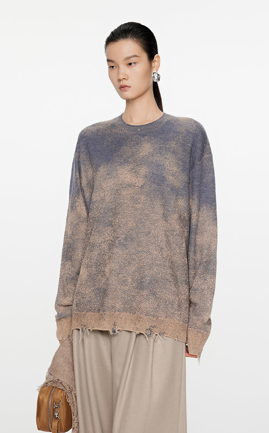 Sweater / JNBY Oversize Brushed-Effect Jumper