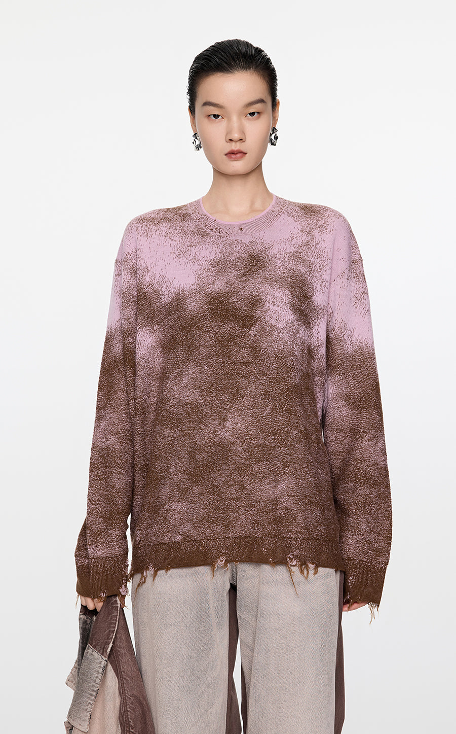 Sweater / JNBY Oversize Brushed-Effect Jumper