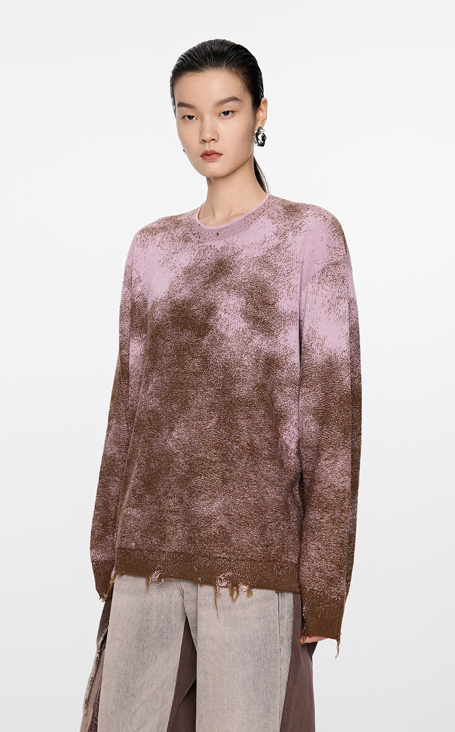 Sweater / JNBY Oversize Brushed-Effect Jumper