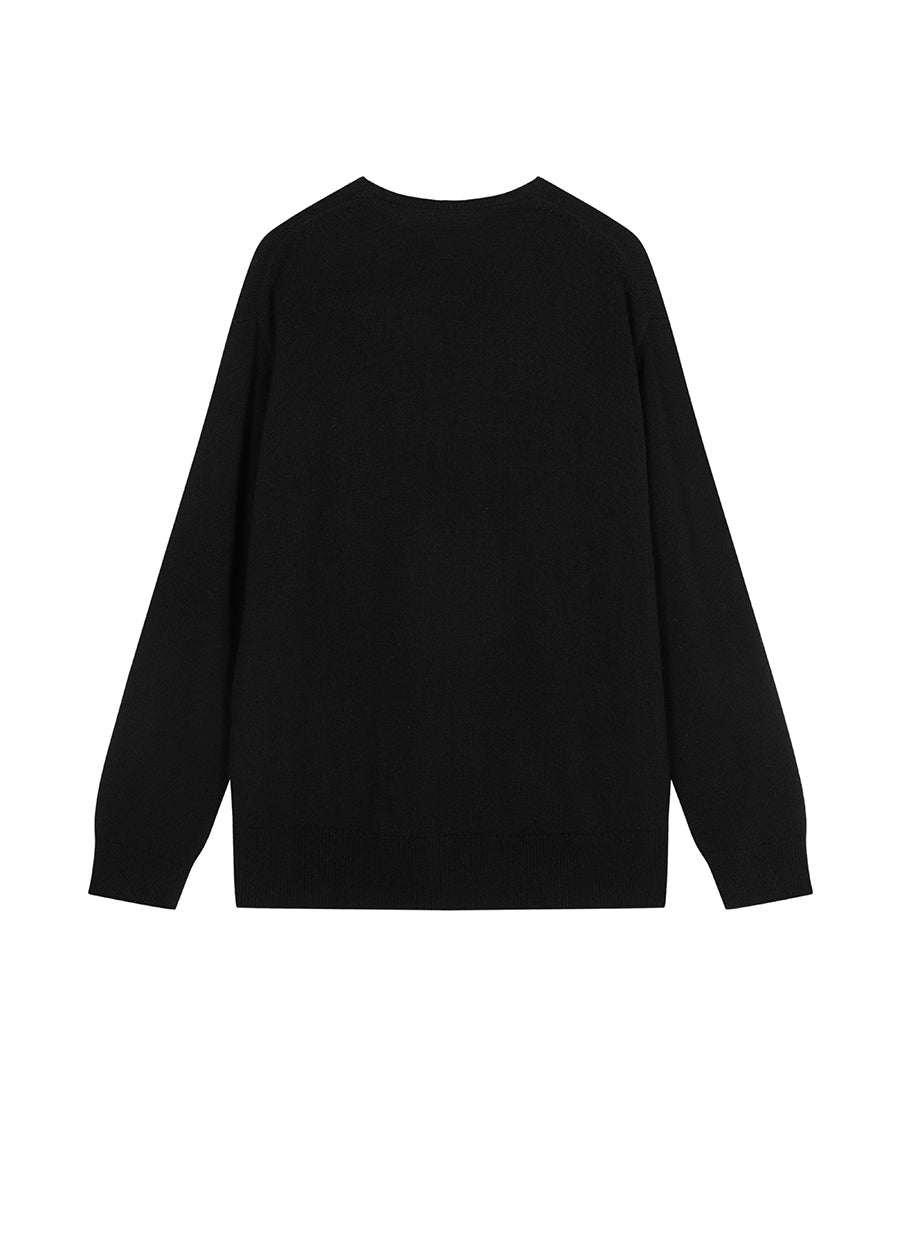 Sweater / JNBY V-Neck Wool-Cashmere Jumper