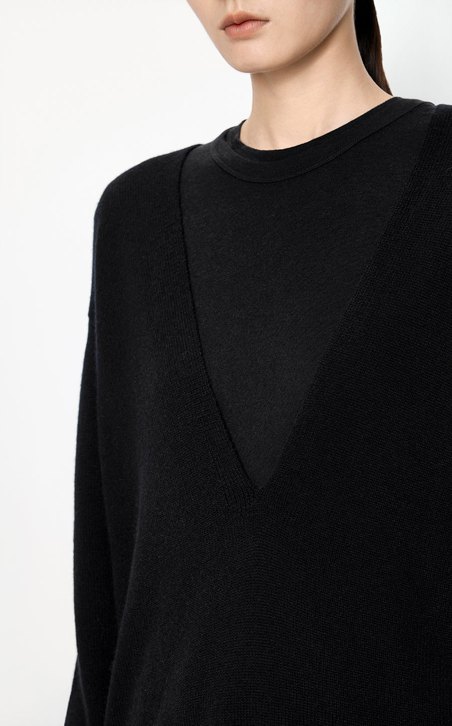 Sweater / JNBY V-Neck Wool-Cashmere Jumper