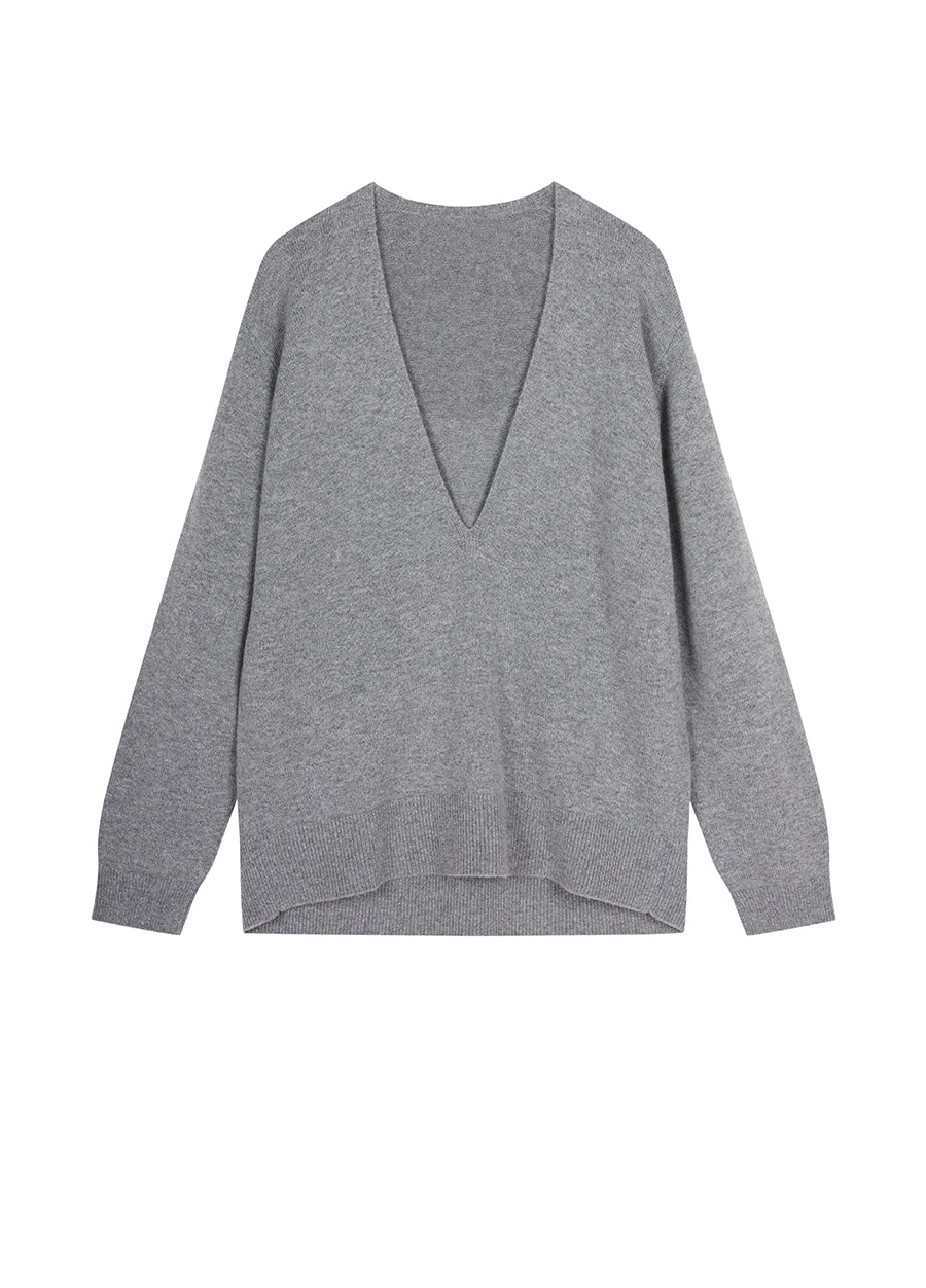 Sweater / JNBY V-Neck Wool-Cashmere Jumper