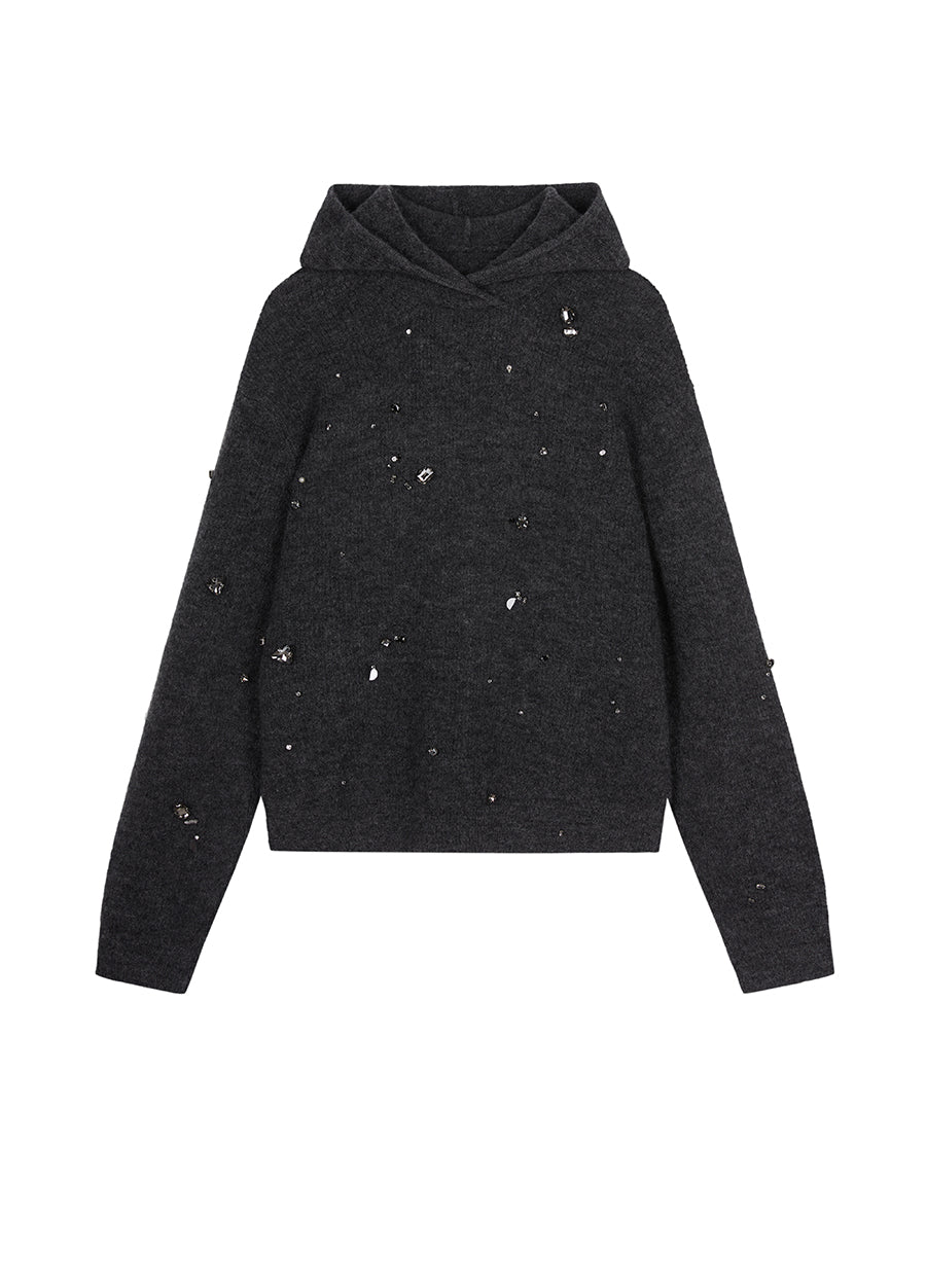 Sweater / JNBY Relaxed Hooded Sweater