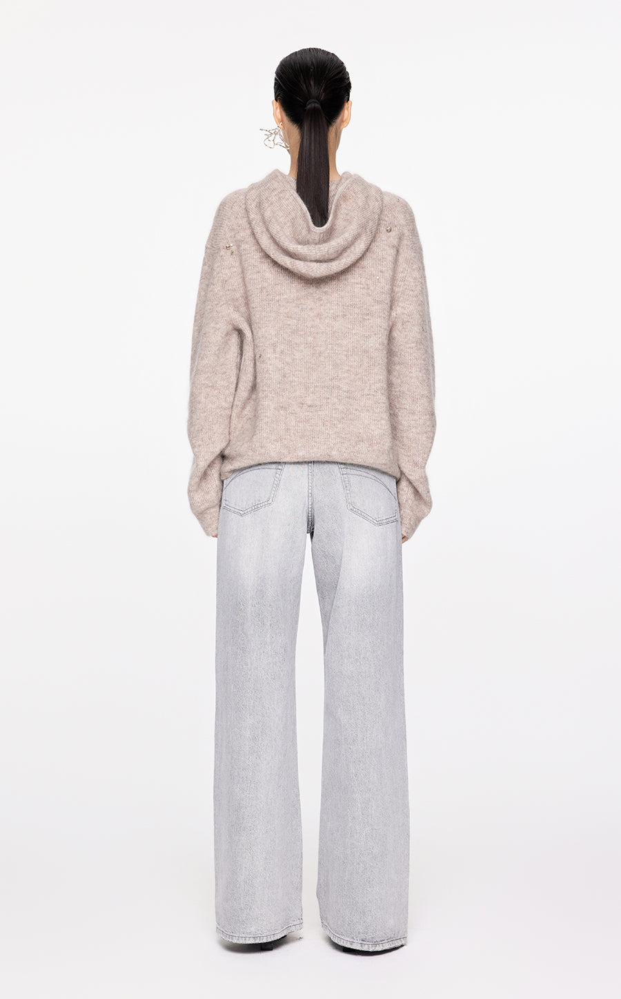 Sweater / JNBY Relaxed Hooded Sweater