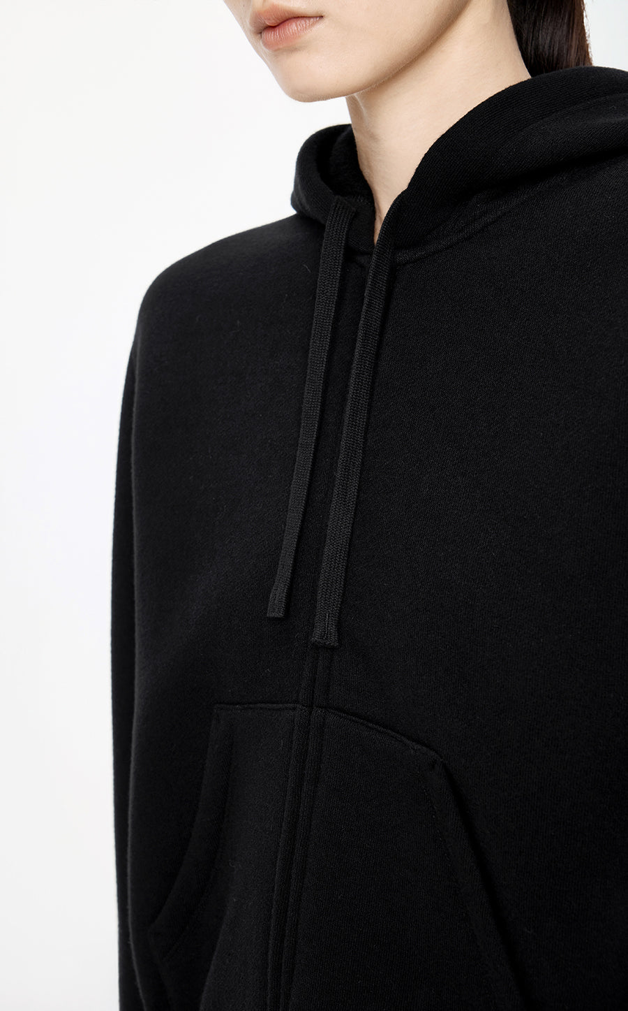 Sweatshirt / JNBY Relaxed Wool-Blend Hoodie