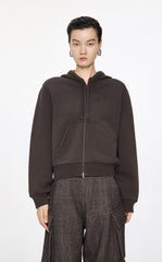 Sweatshirt / JNBY Relaxed Wool-Blend Hoodie