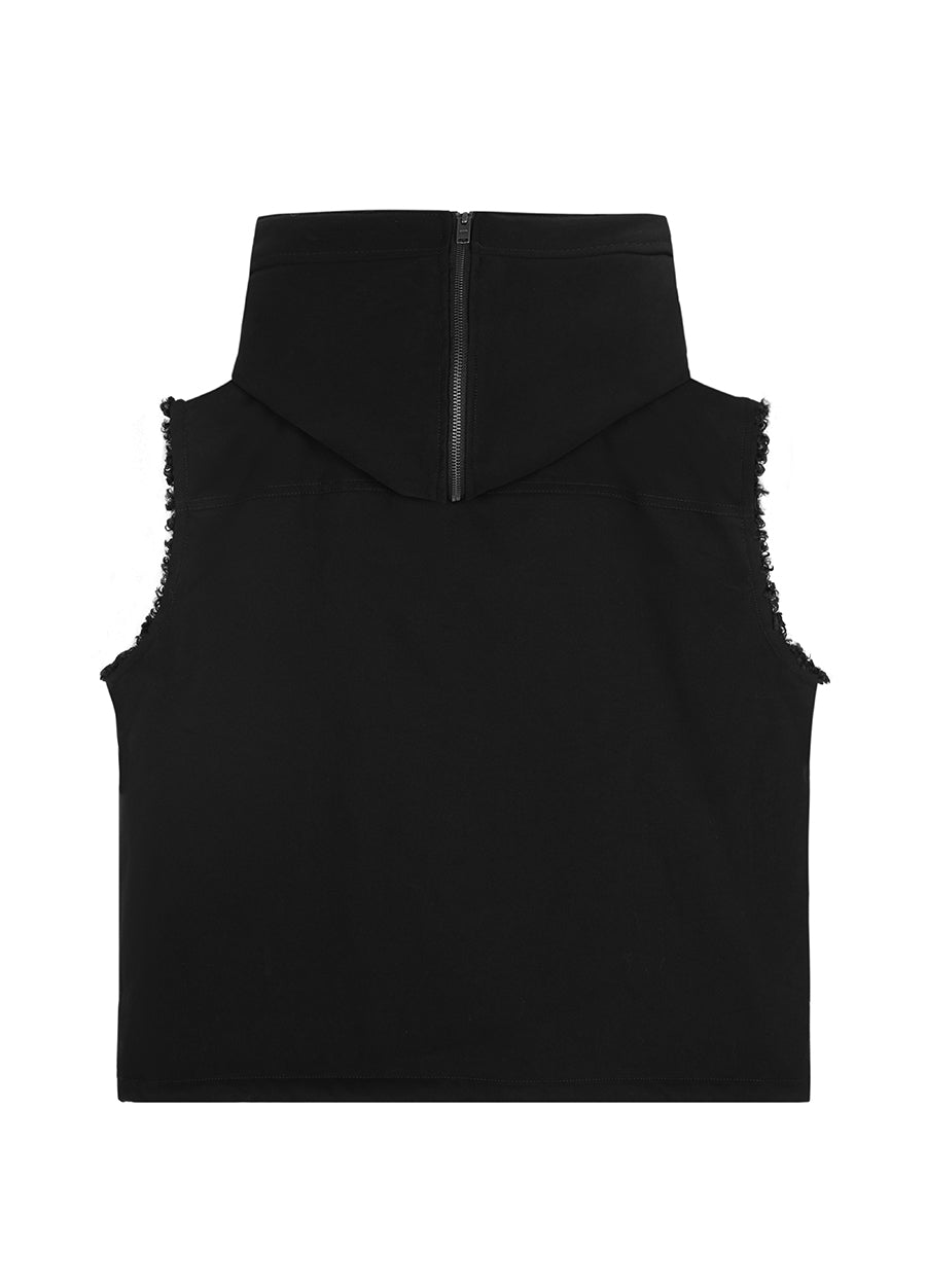 Vest / JNBY Relaxed Cotton Hooded Vest