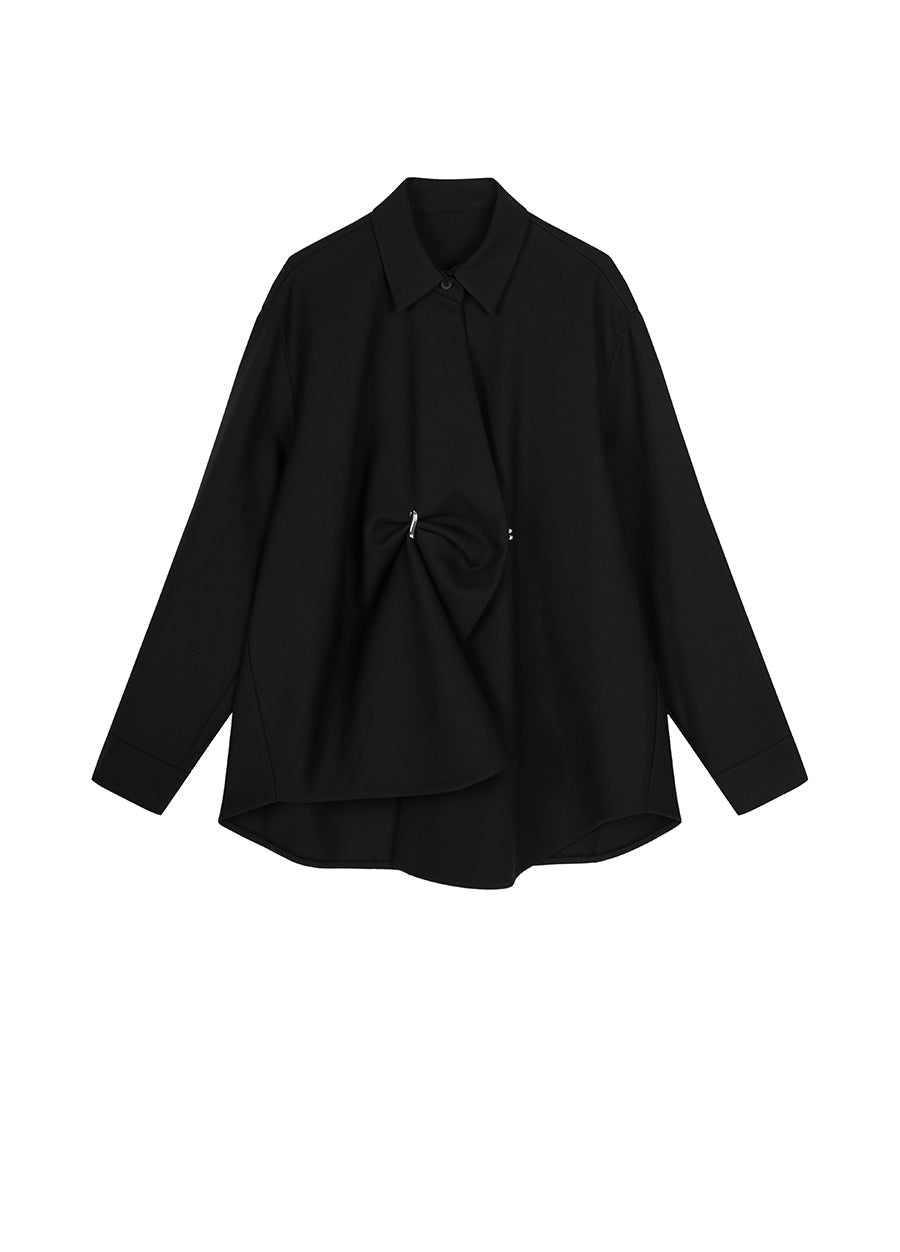 Coat / JNBY Oversize Buttoned Shirt Jacket