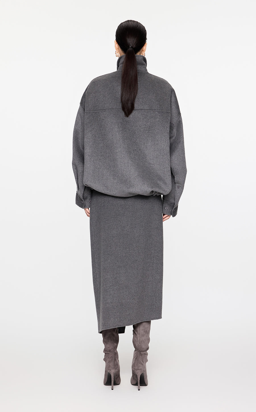 Coat / JNBY Oversized Wool-cashmere Jacket