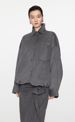 Coat / JNBY Oversized Wool-cashmere Jacket