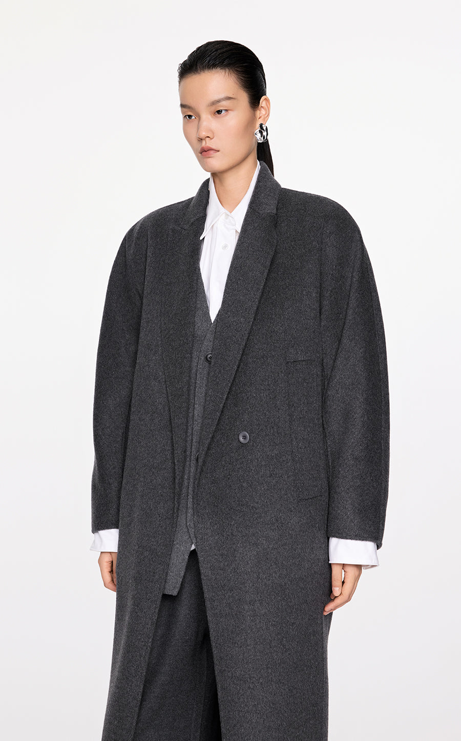 Coat / JNBY Mid-length Wool Coat