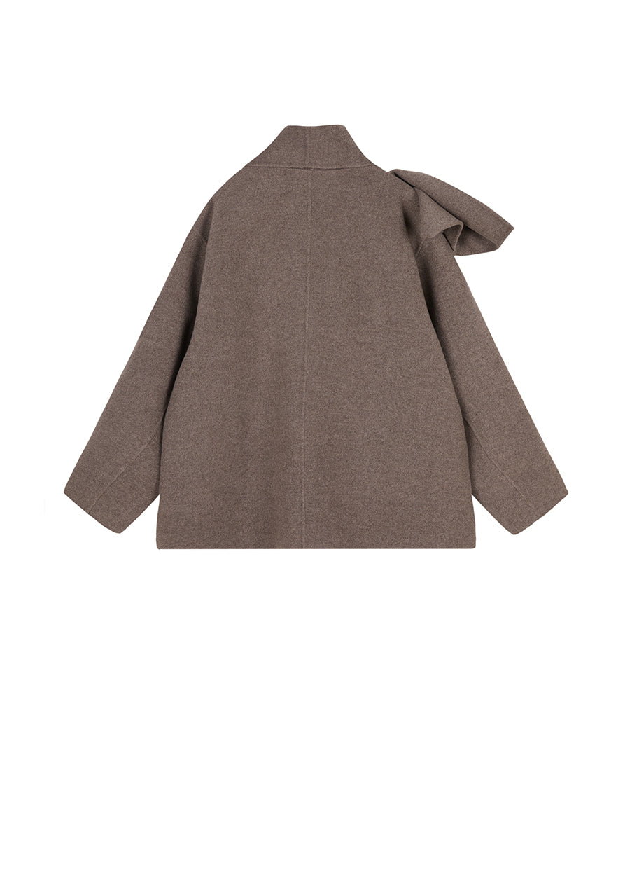 Coat / JNBY Oversize Wool-blend Cape Coat