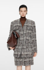 Coat / JNBY Wool-blend Jacquard Jacket