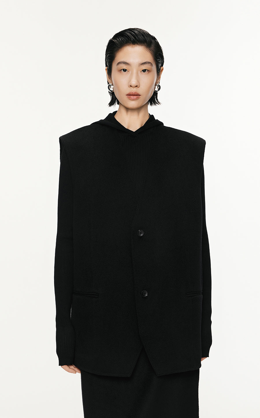 Vest / JNBY Relaxed Wool Vest Coat