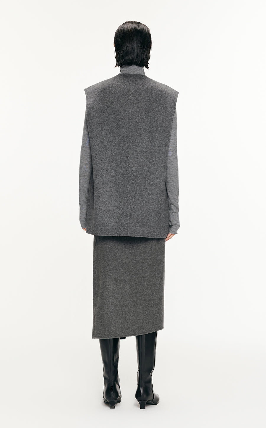 Vest / JNBY Relaxed Wool Vest Coat