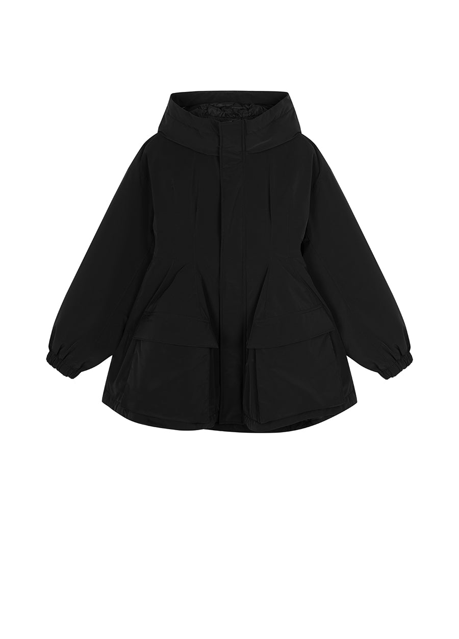 Coat / JNBY Windproof Hoodied Down Coat