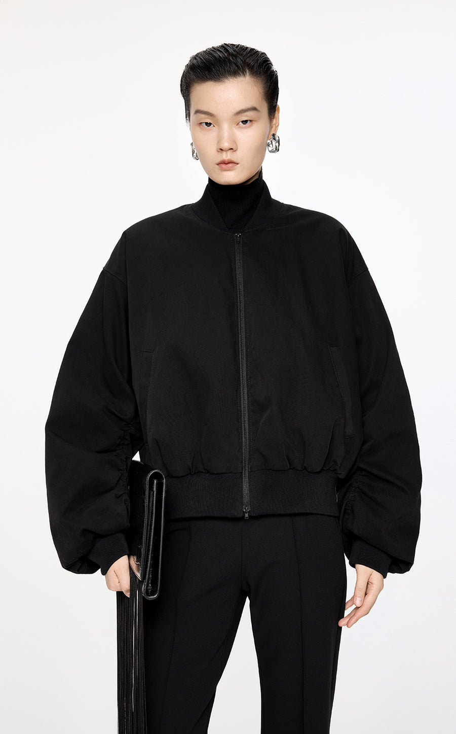 Coat / JNBY Down Bomber Jacket