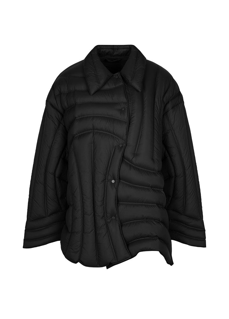 Coat / JNBY Irregular Mid-Length Down Coat