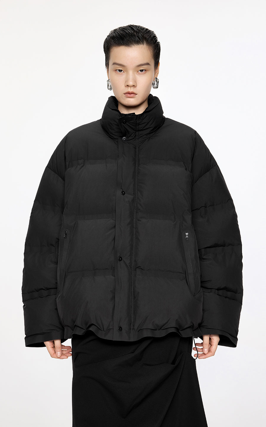 Coat / JNBY Oversize Stand Collar Down Coat