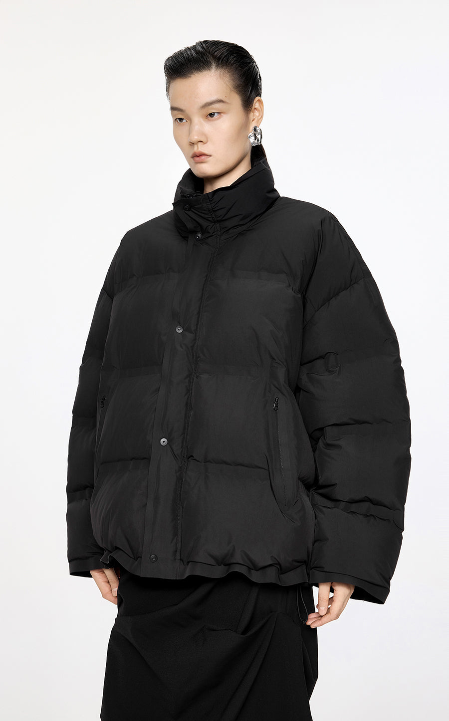 Coat / JNBY Oversize Stand Collar Down Coat