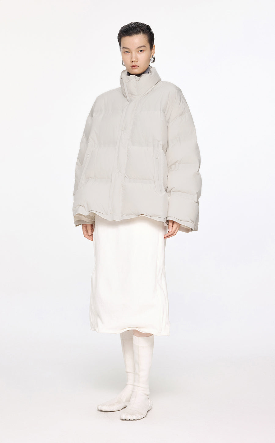 Coat / JNBY Oversize Stand Collar Down Coat