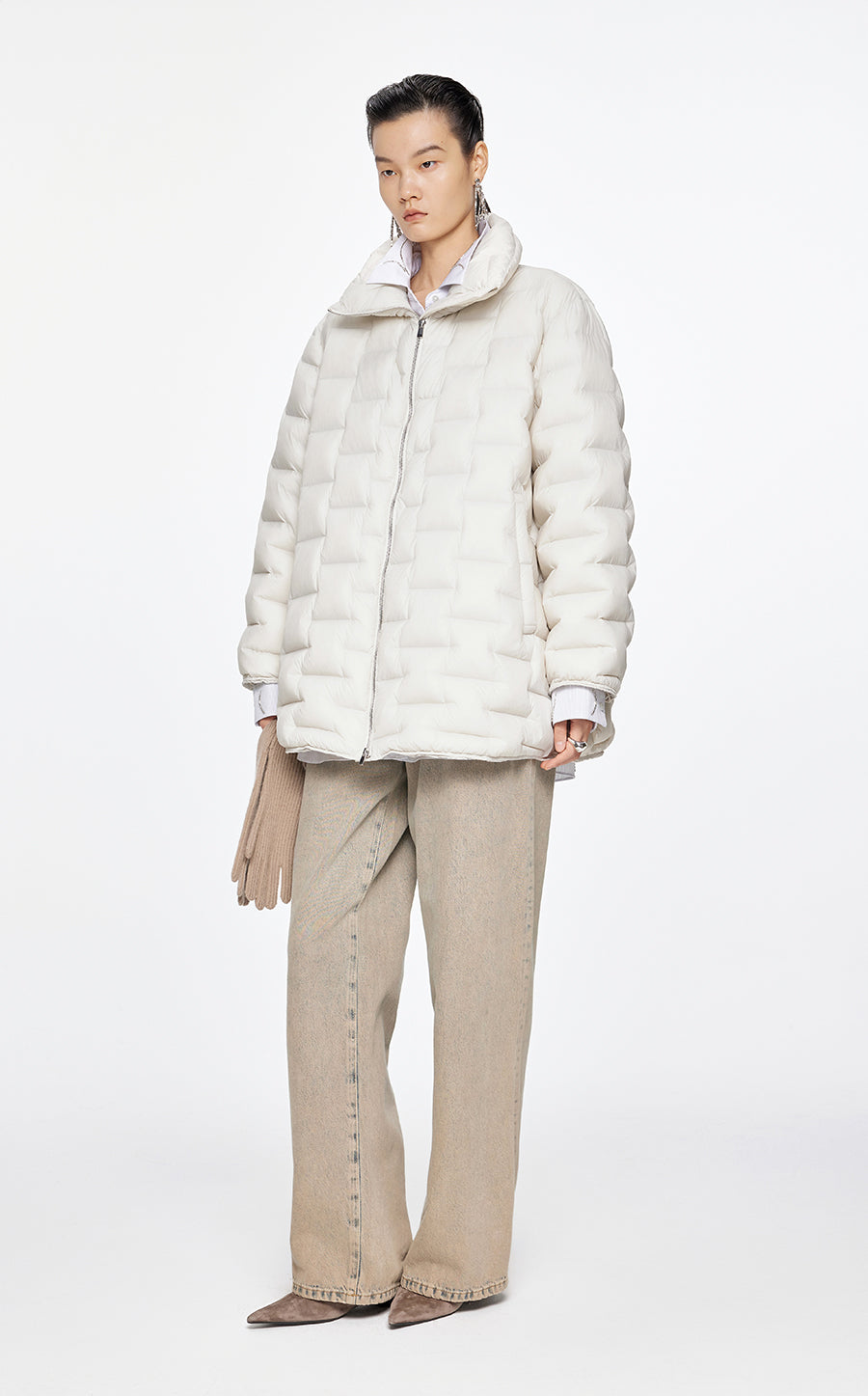 Coat / JNBY Oversize A-Shape Down Coat