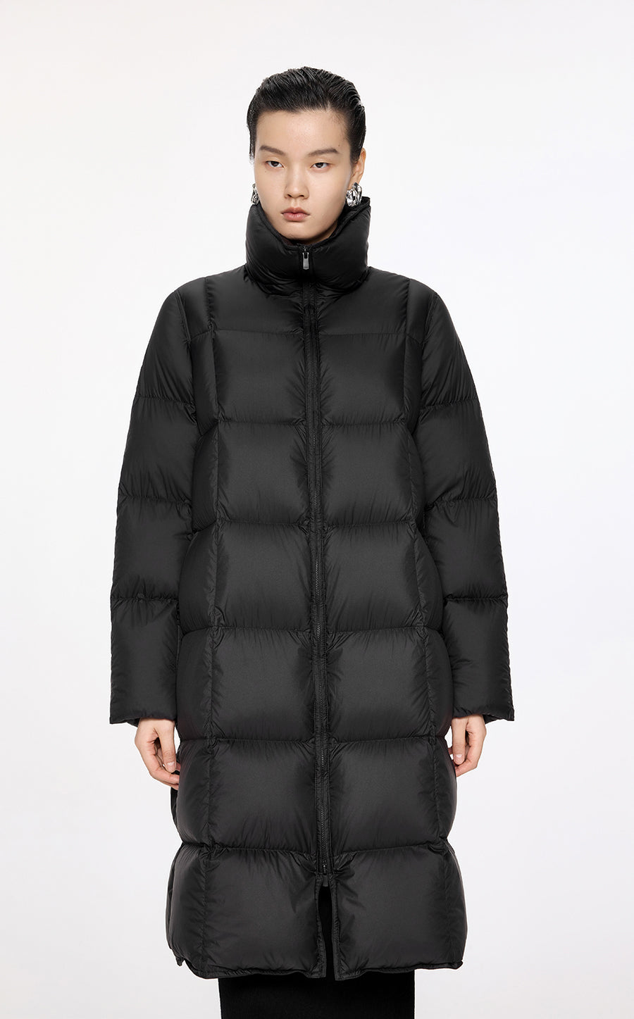 Coat / JNBY A-Shape Mid-Length Goose Down Jacket