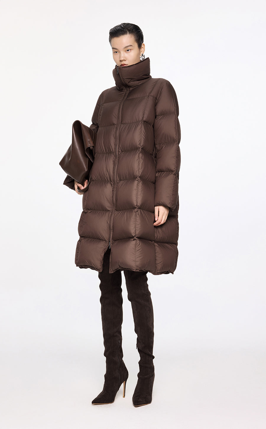 Coat / JNBY A-Shape Mid-Length Goose Down Jacket